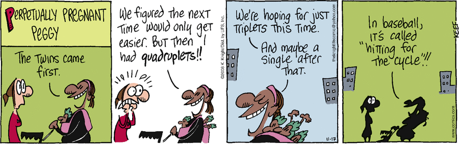 The Knight Life Comic Strip for November 17, 2008 