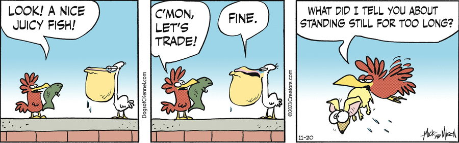 Dogs of C-Kennel Comic Strip for November 20, 2023 