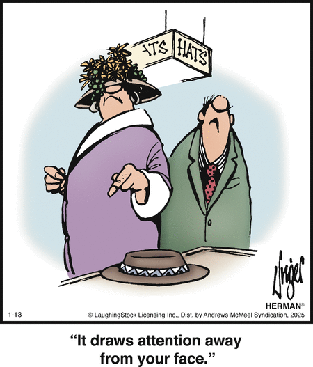 Herman Comic Strip for January 13, 2025 