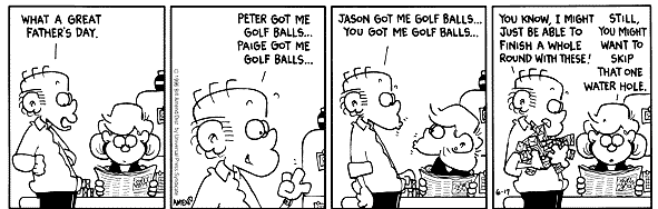 FoxTrot Comic Strip for June 17, 1996 