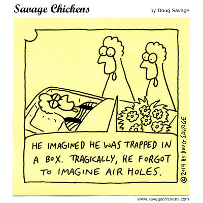 Savage Chickens Comic Strip for December 04, 2018 