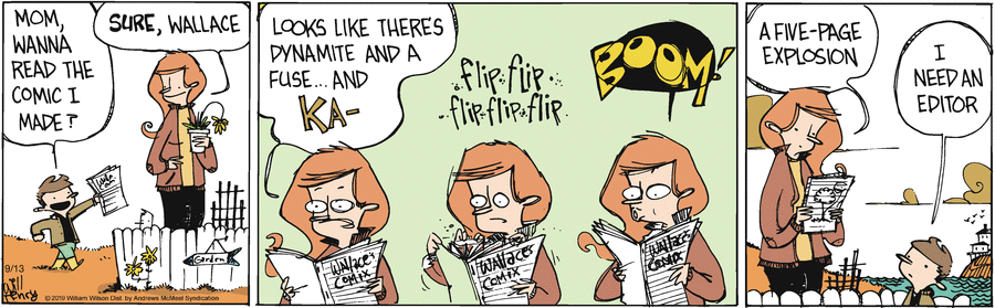 Wallace the Brave Comic Strip for September 13, 2019 