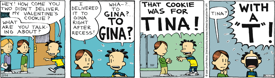 Big Nate Comic Strip for February 14, 2018 