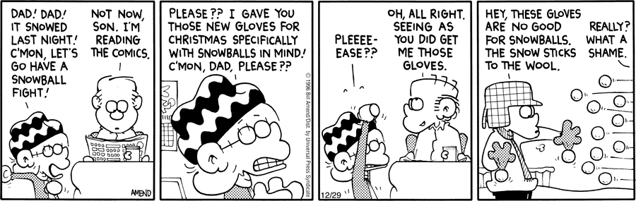 FoxTrot Classics Comic Strip for December 29, 2007 