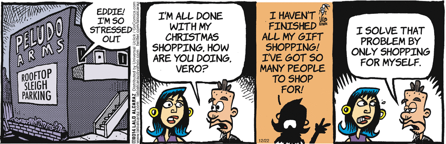 La Cucaracha Comic Strip for December 22, 2014 