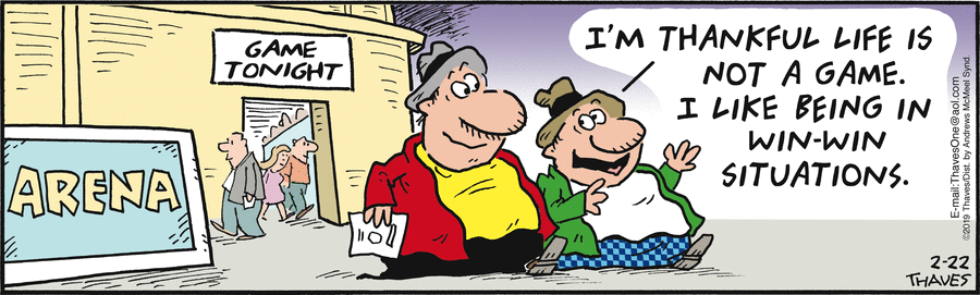 Frank and Ernest Comic Strip for February 22, 2019 
