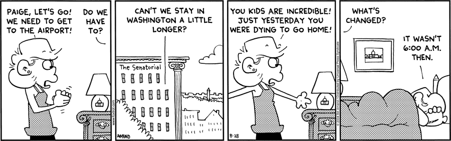 FoxTrot Comic Strip for August 28, 2004 