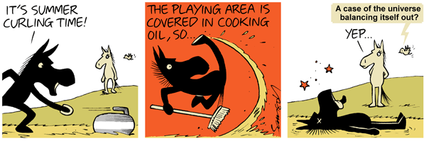 Dark Side of the Horse Comic Strip for July 30, 2010 