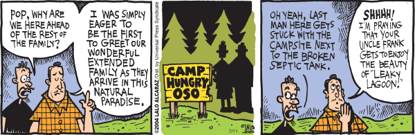 La Cucaracha Comic Strip for July 11, 2006 