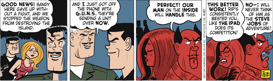 Rip Haywire Comic Strip for April 20, 2011 