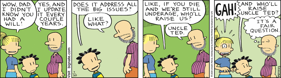 Big Nate Comic Strip for July 30, 2020 