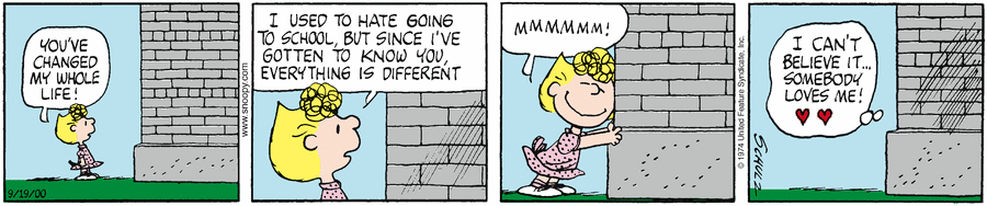 Peanuts Comic Strip for September 19, 2000 