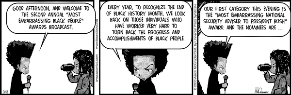The Boondocks Comic Strip for October 04, 2010 