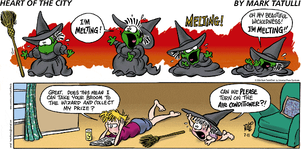 Heart of the City Comic Strip for July 11, 2004 