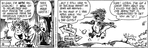 Heart of the City Comic Strip for March 20, 2003 