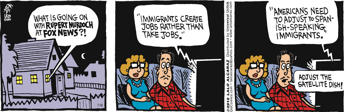 La Cucaracha Comic Strip for July 08, 2010 
