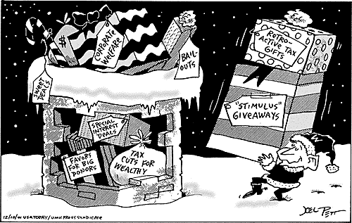 Joel Pett Comic Strip for December 10, 2001 