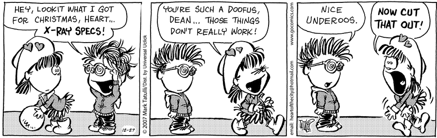 Heart of the City Comic Strip for December 27, 2013 