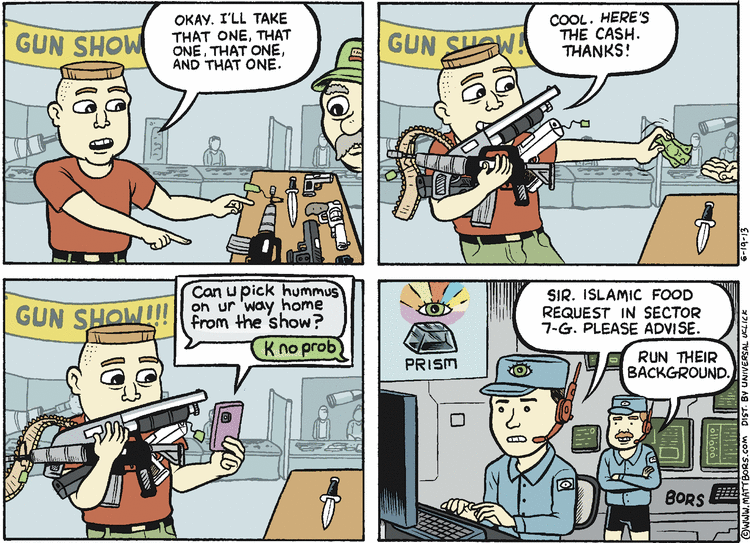 Matt Bors Comic Strip for June 19, 2013 