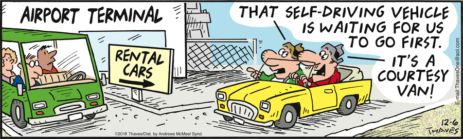 Frank and Ernest Comic Strip for December 06, 2018 