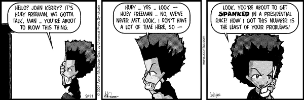 The Boondocks Comic Strip for April 14, 2012 