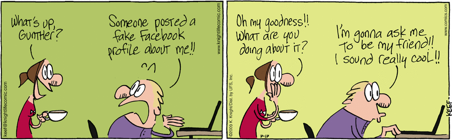 The Knight Life Comic Strip for July 17, 2009 