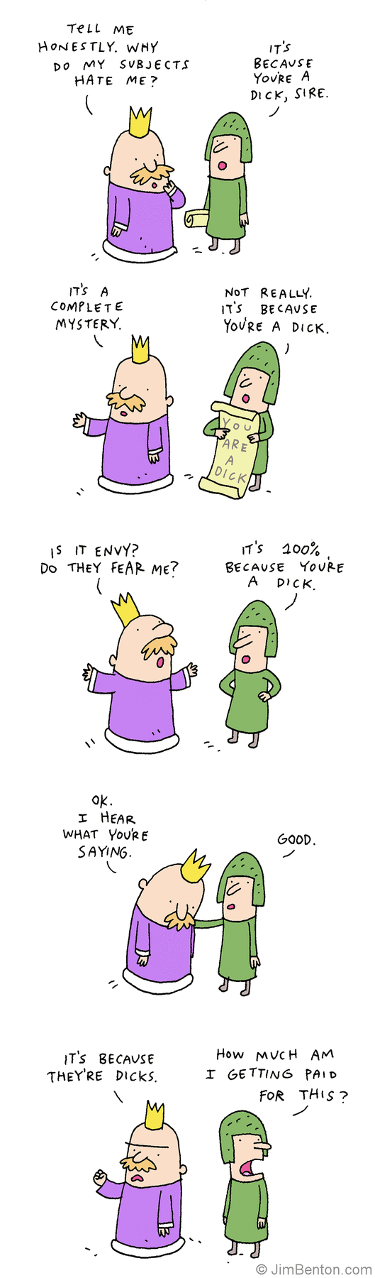 Jim Benton Cartoons Comic Strip for February 26, 2018 