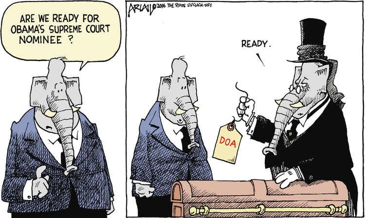 Robert Ariail Comic Strip for February 16, 2016 