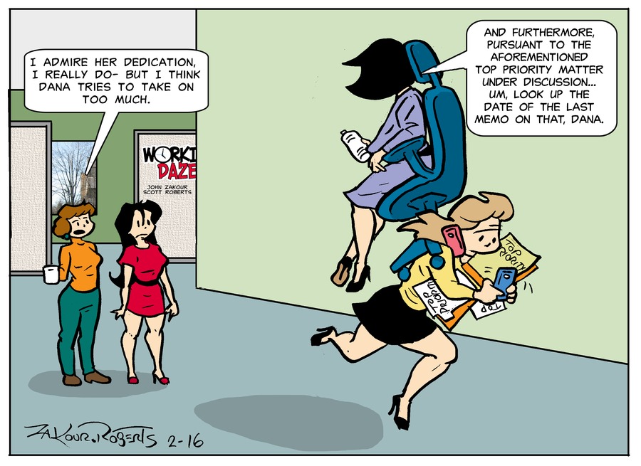 Working Daze Comic Strip for February 16, 2025 