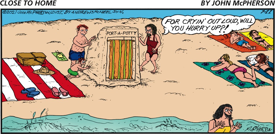 Close to Home Comic Strip for July 11, 2021 