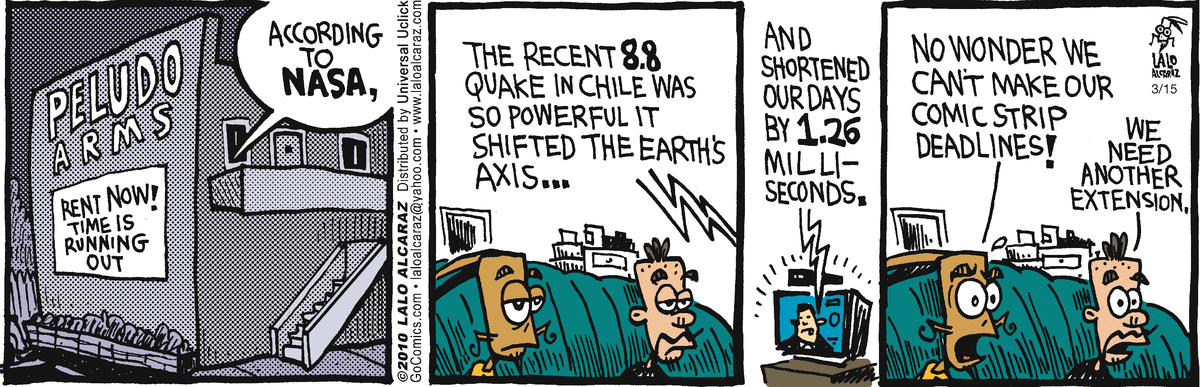 La Cucaracha Comic Strip for March 15, 2010 