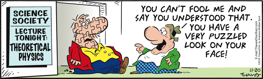 Frank and Ernest Comic Strip for November 20, 2018 