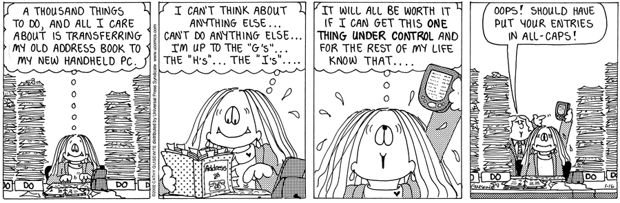 Cathy Classics Comic Strip for January 16, 2013 