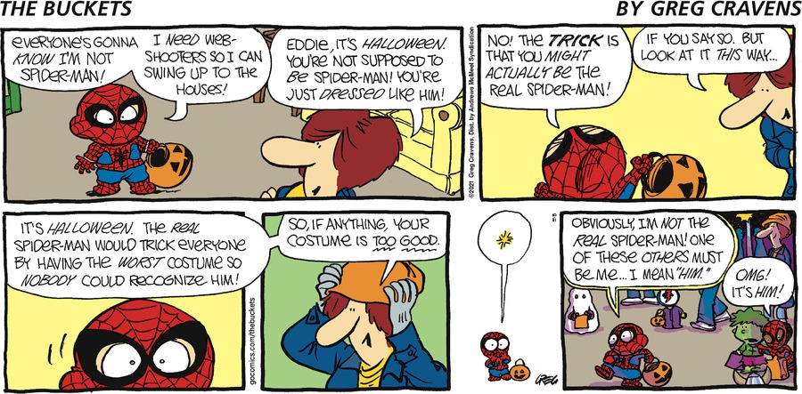 The Buckets Comic Strip for October 31, 2021 