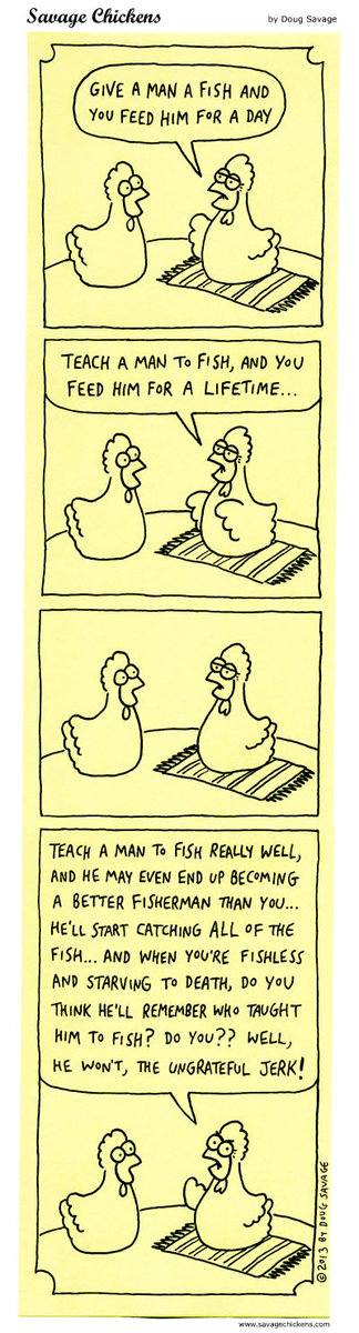 Savage Chickens Comic Strip for May 15, 2017 