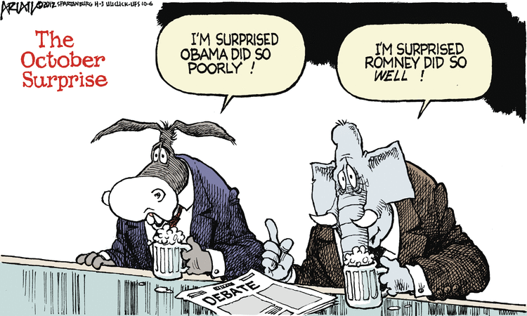 Robert Ariail Comic Strip for October 06, 2012 