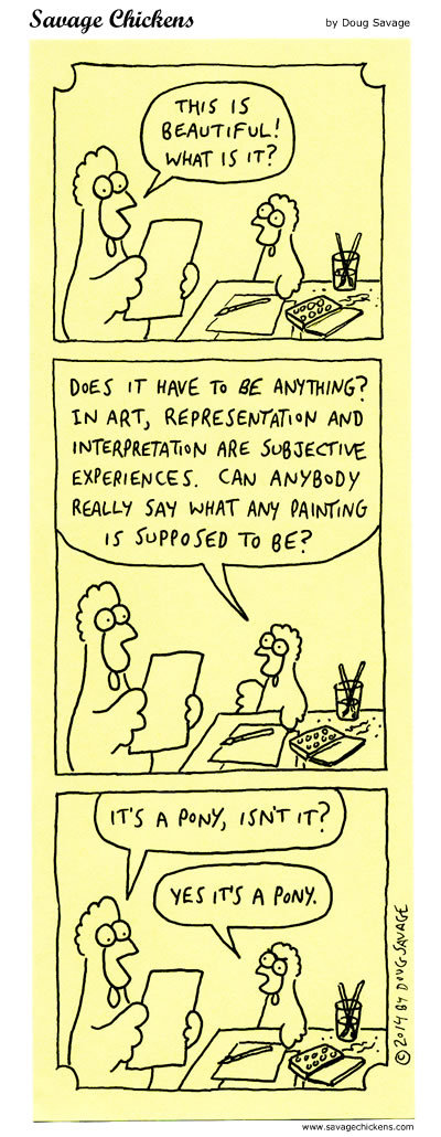 Savage Chickens Comic Strip for December 06, 2018 