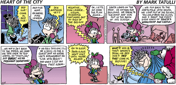 Heart of the City Comic Strip for December 24, 2000 