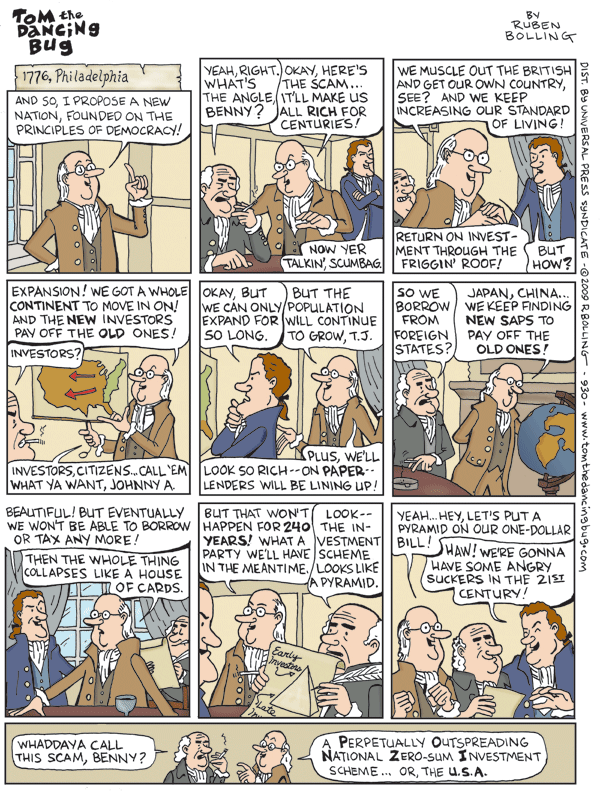 Tom the Dancing Bug Comic Strip for January 10, 2009 