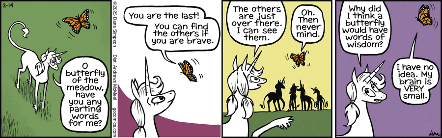 Phoebe and Her Unicorn Comic Strip for February 14, 2025 