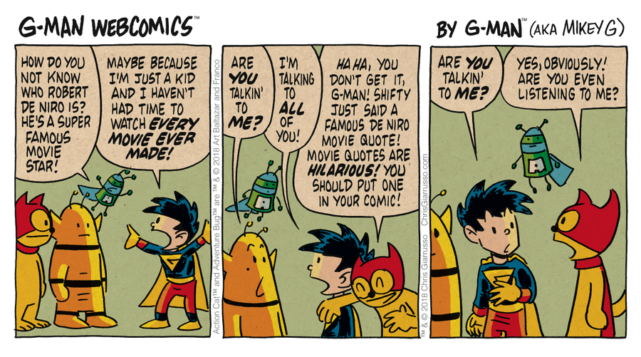G-Man Webcomics Comic Strip for May 21, 2018 