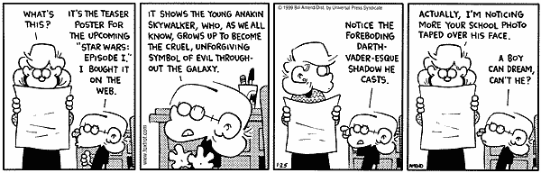 FoxTrot Comic Strip for January 25, 1999 
