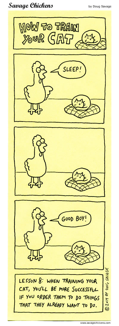 Savage Chickens Comic Strip for November 05, 2018 