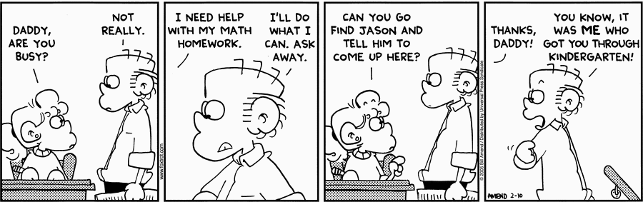 FoxTrot Comic Strip for February 10, 2005 
