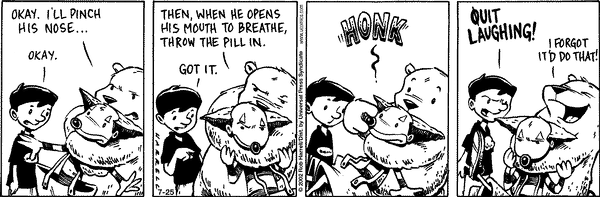 Big Top Comic Strip for July 25, 2002 