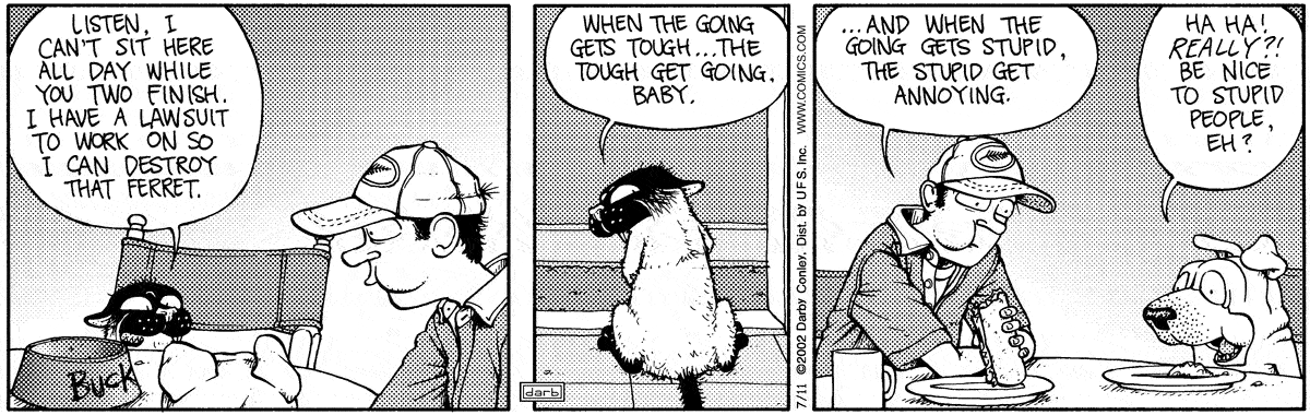 Get Fuzzy Comic Strip for July 11, 2002 
