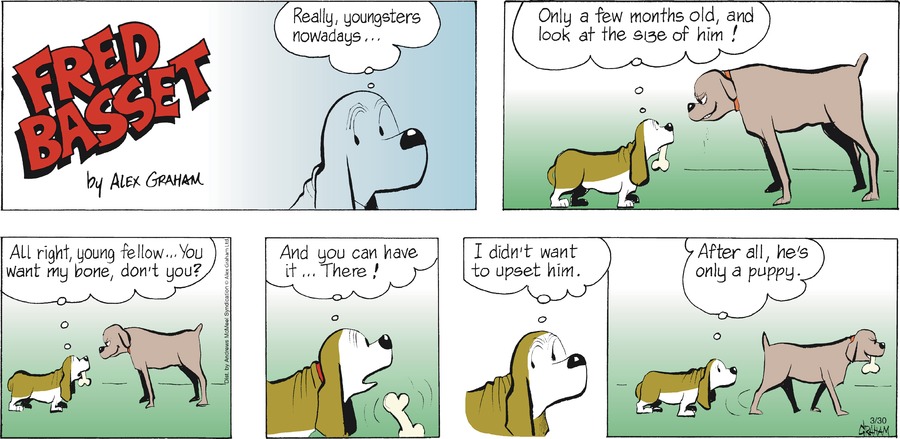 Fred Basset by Alex Graham on Sun, 30 Mar 2025