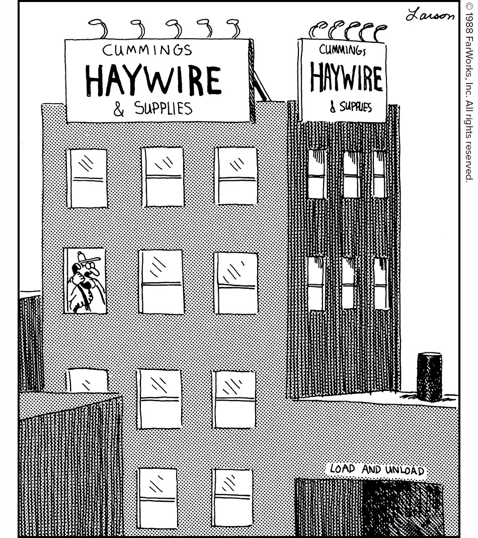 CUMMINGS HAYWIRE & SUPPLIES / LOAD AND UNLOAD