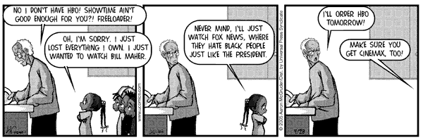 The Boondocks Comic Strip for May 01, 2013 