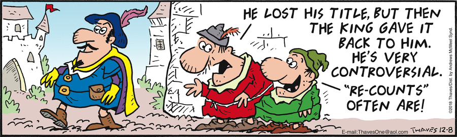 Frank and Ernest Comic Strip for December 08, 2018 